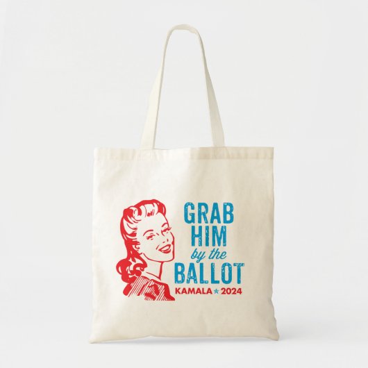 Pak hem bij de stemming - Kamala Harris Canvas tas (Voorkant)