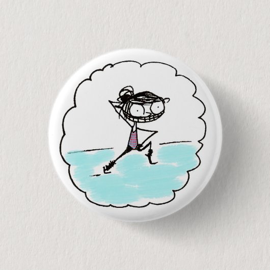 Pak hem, meisje. ronde button 3,2 cm (Voorkant)