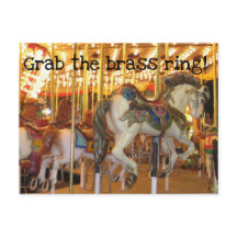 Pak het Briefkaart van de Ring van het Brass