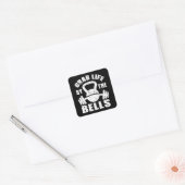 Pak het leven bij de klokken - Workout Motivatie Vierkante Sticker (Envelop)
