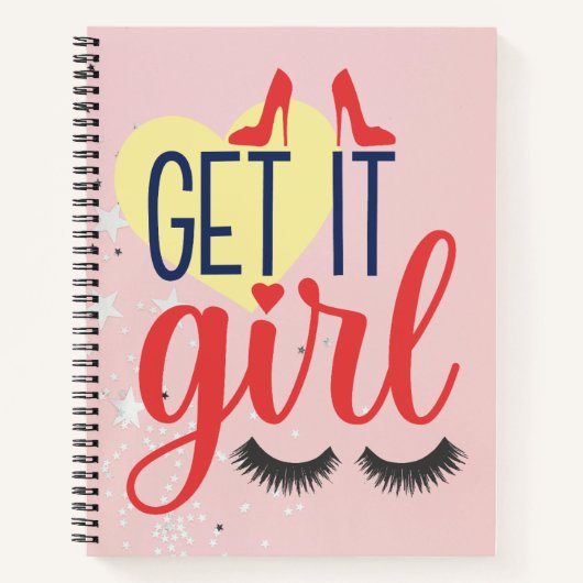 Pak het, meid! Vrouw empowerment Notitieboek (Voorkant)