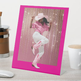 PAK HET MEISJE #1 RECLAMEBORD MET VOETSTUK