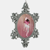 PAK HET MEISJE #1 TIN SNEEUWVLOK ORNAMENT (Links)