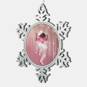 PAK HET MEISJE #1 TIN SNEEUWVLOK ORNAMENT (Rechts)