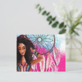 Pak het meisje briefkaart (Staand voorkant)