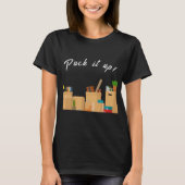 Pak het verhuisdozen in t-shirt (Voorkant)