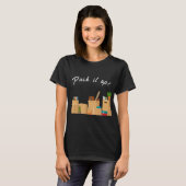 Pak het verhuisdozen in t-shirt (Voorkant volledig)