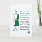 Pak Independence Day - Quaid Kaart (Voorkant)