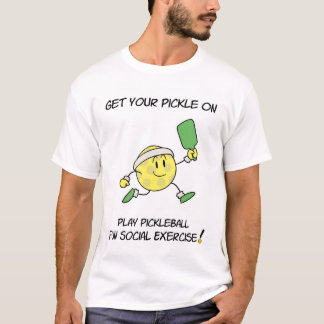 Pak je augurk aan t-shirt
