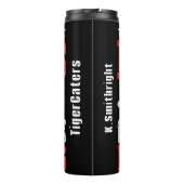 Pak je ballen bowling grafiek thermosbeker (Achterkant)