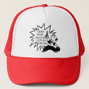 Pak je ballen en laat ons Bowling gaan Trucker Pet