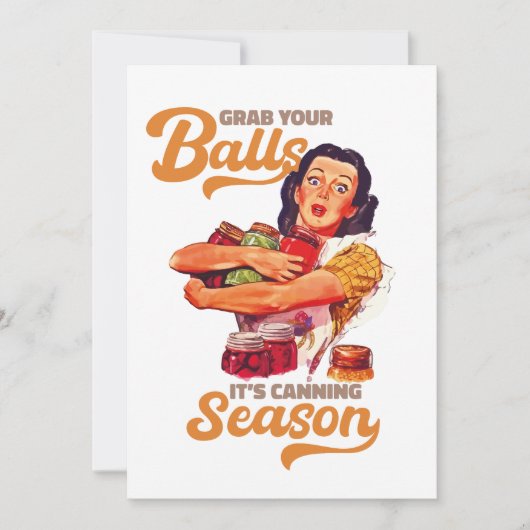 Pak je ballen, het bliksemseizoen, pak je potten kaart (Voorkant)