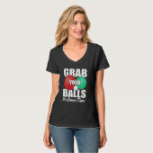 Pak je ballen, het is Bocce Time Bocce Player T-shirt (Voorkant volledig)