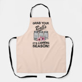 Pak je buik, het is sluiend seizoen. schort (Voorkant)