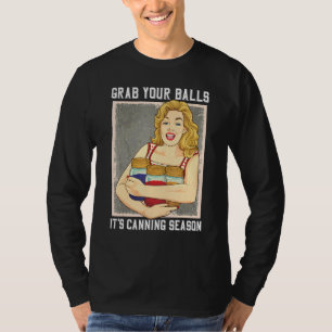 Pak je buik zijn bliksem Mason Jars Quot T-shirt