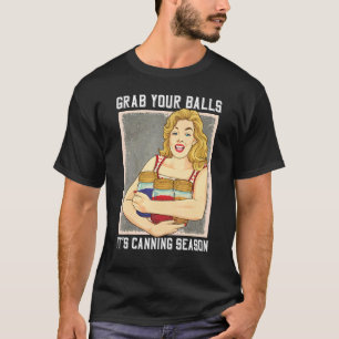 Pak je buik zijn bliksem Mason Jars Quot T-shirt