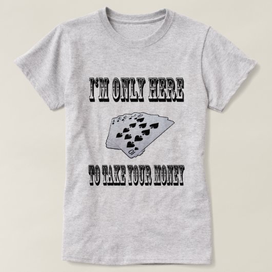 Pak je geld t-shirt (Design voorkant)