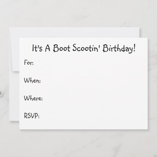 Pak je hakken op! kaart (Achterkant)