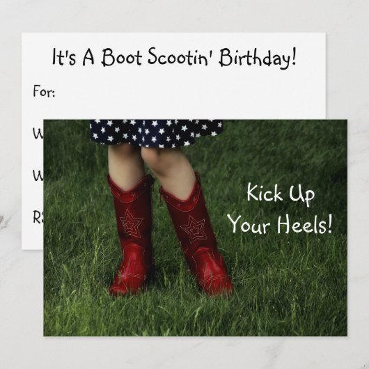 Pak je hakken op! kaart (Voorkant / Achterkant)