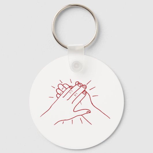 Pak je handen in sleutelhanger (Voorkant)