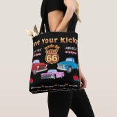 Pak je kicks. Route 66 Tote Bag (Dichtbij)