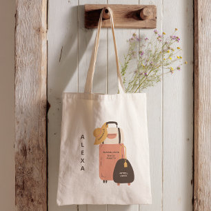 Pak Je Koffers, Bagage Bestemming Bachelorette Tote Bag