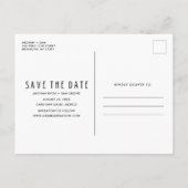 Pak je Mexicaanse taart bruiloft en sla de datum o Aankondigingskaart (Achterkant)