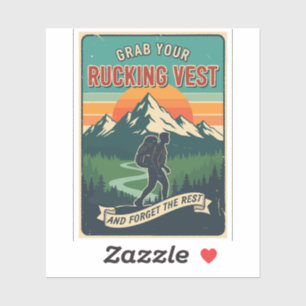 Pak Je Rukvest En Vergeet De Rest Sticker