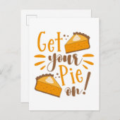 Pak je taart aan! briefkaart (Voorkant / Achterkant)