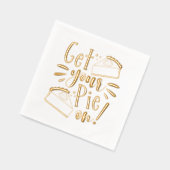 Pak je taart aan! folie servetten (Links)