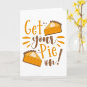 Pak je taart aan! kaart (Gele Bloem)