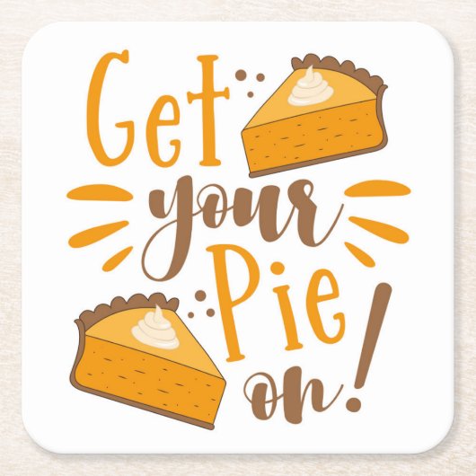 Pak je taart aan! kartonnen onderzetters (Voorkant)