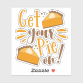 Pak je taart aan! sticker (Vel)