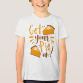 Pak je taart aan! Tri-Blend shirt (Voorkant)