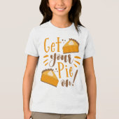 Pak je taart aan! Tri-Blend shirt (Voorkant)