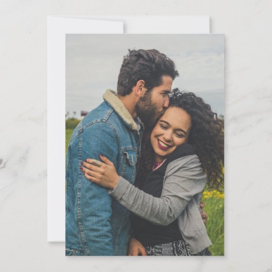 Pak je tassen Costa Rica fotohuwelijk in. Save The Date (Achterkant)