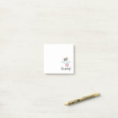 Pak je tassen en laat ons op vakantie gaan post-it® notes (Op bureau)