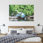 Pak je voeten op canvas afdruk (Insitu (Slaapkamer))