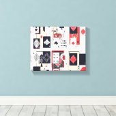 Pak Kaarten Canvas Afdruk (Insitu (Houten vloer))