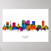 Pak Kret Thailand Skyline Poster (Voorkant)