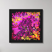 Pak me als je Pinky kunt. Jigzaag Puzzle AcrylP Canvas Afdruk (Voorkant)