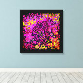 Pak me als je Pinky kunt. Jigzaag Puzzle AcrylP Canvas Afdruk (Insitu (Houten vloer))