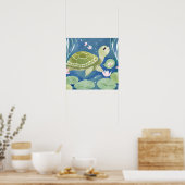 Pak me dan als je kan schildpad poster (Keuken)