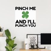 Pak me en ik zal je slaan. poster (Thuiskantoor)