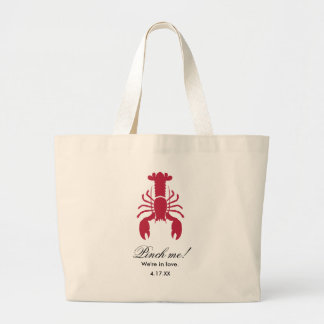 Pak me. Lobster Wedding Canvas tas