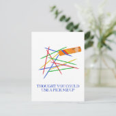 Pak me op bij het ophalen van teken briefkaart (Staand voorkant)