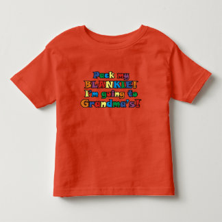 Pak Mijn Dekentje! Ik Ga Naar Oma Kinder Shirts