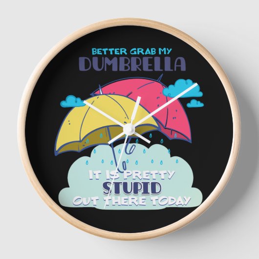 Pak mijn paraplu maar, het is  dom (Voorkant)