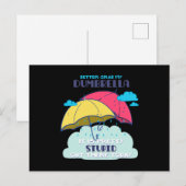 Pak mijn paraplu maar, het is dom briefkaart (Voorkant / Achterkant)