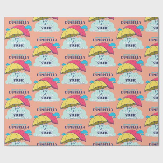 Pak mijn paraplu maar, het is  dom cadeaupapier (Vlak)